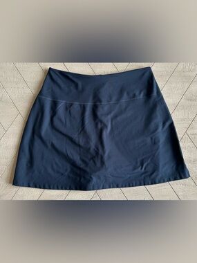 Girlfriend Collective Women’s XL Navy Athletic Skort Skirt Activewear Stretch